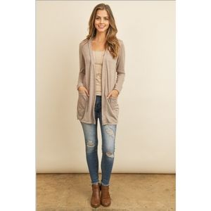 Rayah Beige Cardigan